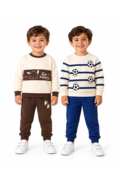 Milanlı Kids Set de trening sezonier pentru băieți, 2 piese, jos și sus