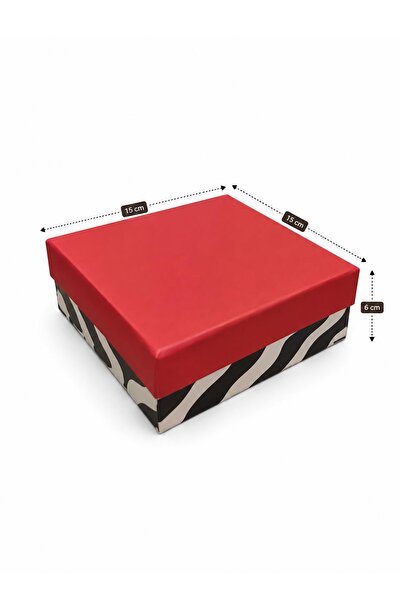 KOLİX Zebra Desenli 3'lü Hediye Kutusu Seti – Dekoratif Hediye Paketleme Kutusu