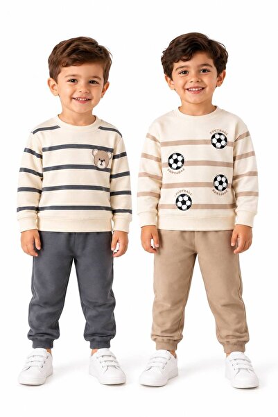 Milanlı Kids Set de trening sezonier pentru băieți, 2 piese, jos și sus
