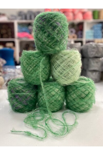 Göçer İplik Since Moher Acrylic Green Transitioned Image All Net 600 Gr
