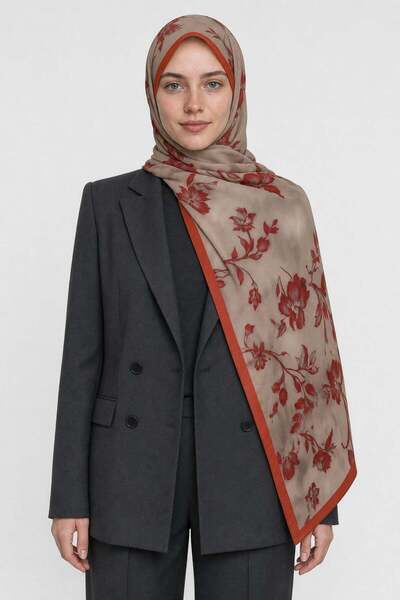 Mooncorn Elstan Desen Hebei Silk Shawl