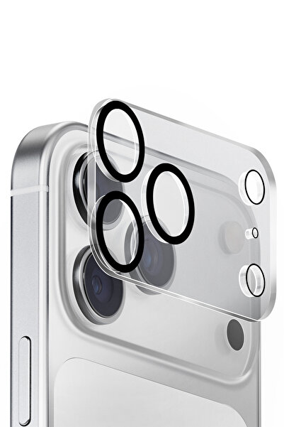 UNIQ Better By Design İPhone 18 Pro Kamera Lens ve Modül Koruyucu ClearShield FrameGuard Parma İzi Tutmayan Yüzey