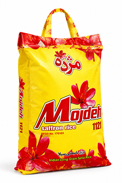 Mojdeh Majdeh Saffron Rice 1121 Sella Basmati Pirinç 5 kg İran Ve Hindistan H...