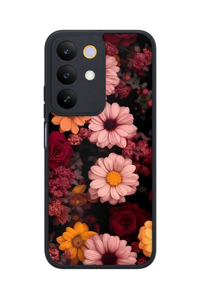 realme حافظة مقاومة للصدمات متوافقة مع C85 5G بنمط باقة الزهور وحماية للكاميرا