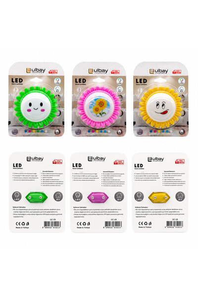 Go İthalat 10 Pieces Papyatya Led Night Lamp Gc-09 (5671)