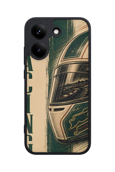 POCO X8 Pro Compatible Racing Patterned Camera Protected Shockproof Case