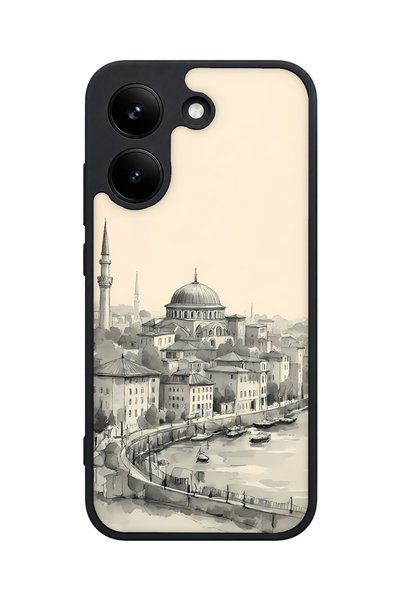POCO X8 Pro Compatible Bosphorus Patterned Camera Protected Shockproof Case
