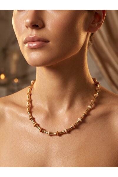 La sauvagine Women's Gold Color Bohemian Beaded Choker Necklace