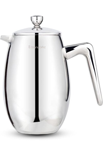 GENERAL Easyworks Nando French Press Coffee Maker, 700ml Double Wall Insulate...