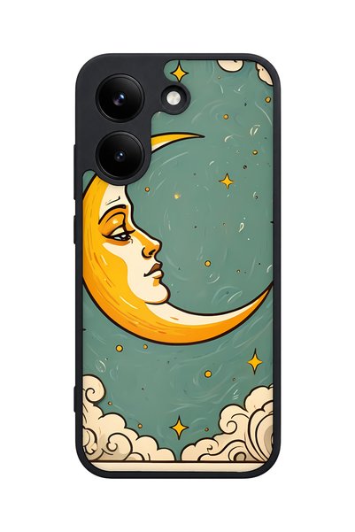 POCO X8 Pro Compatible Moonlight Patterned Camera Protected Shockproof Case