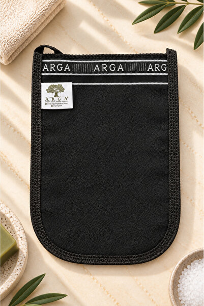 ARGA Medium Thick Washcloth Black 25 X 18 cm – Traditional Body and Bath Wash...