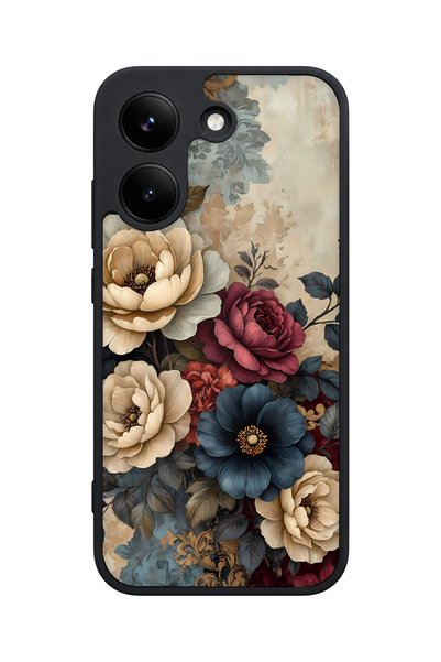 POCO X8 Pro Compatible Flower Pattern Camera Protected Shockproof Case