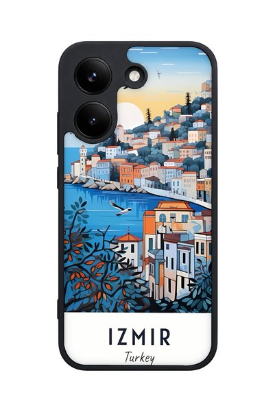 POCO X8 Pro Compatible Izmir Patterned Camera Protected Shockproof Case