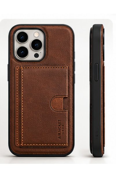 MayCap iPhone 16 Pro Compatible Stand Card Holder Case Women Men Luxury Magnetic Functional Case