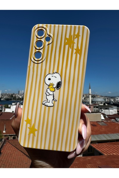 Mobildizayn Huawei P30 Lite Uyumlu Baskılı Krem Renkli Telefon Kılıfı K334