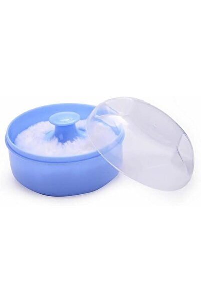 gootrades Baby Soft Face Body Cosmetic Powder Puff Sponge Box Case Container ...