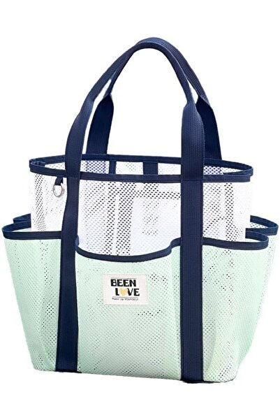 GENERAL Wai L t E m E R Mesh Beach Bag for Women Large Capacity Sand Proof an...