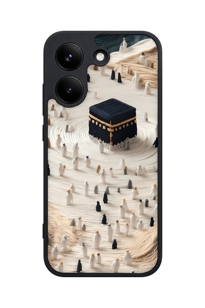 POCO X8 Pro Compatible Kaaba Patterned Camera Protected Shockproof Case