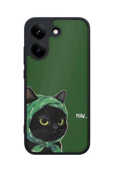 POCO X8 Pro Compatible Cat Patterned Camera Protected Shockproof Case with He...