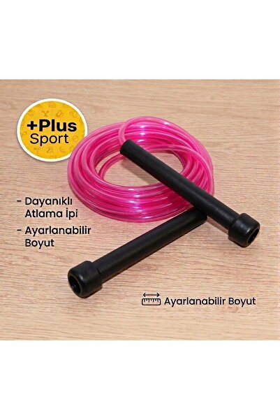 PLUSSPORT Sporcu Atlama İpi Uzunluk Ayarlanabilir Renk Seçenekli