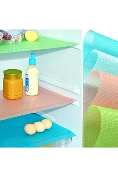 Paporich 6 PCS Refrigerator Shelf Liners, Washable Fridge Mats, Drawer Liners...