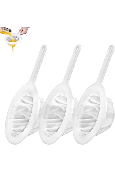 GENERAL 3 Pack Fine Mesh Strainer, 100 Mesh 200 Mesh 400 Mesh, Kitchen Ultra-...