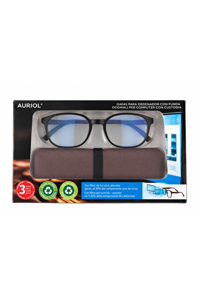 Auriol ® computer glasses with blue light filter and case