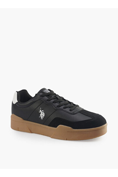 U.S. Polo Assn. Men Logo Print Lace-Up Ankle Sneakers