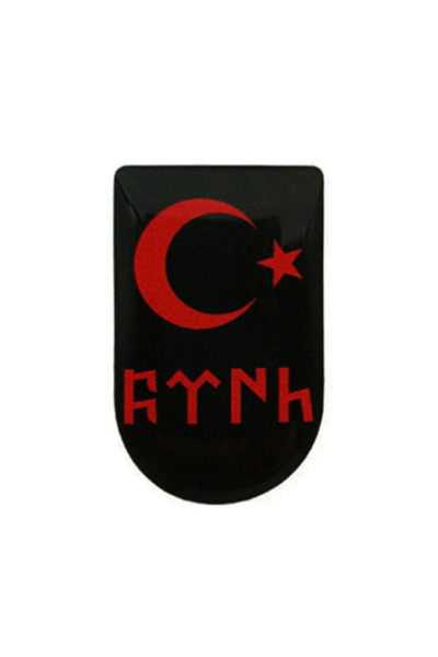 Aresoutdoors Türk Bayrak Temalı Kırmızı Siyah Şarjöraltı Koruyucu PVC Damla S...
