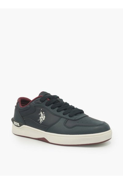 U.S. Polo Assn. أحذية رياضية رجالية برباط وشعار مميز