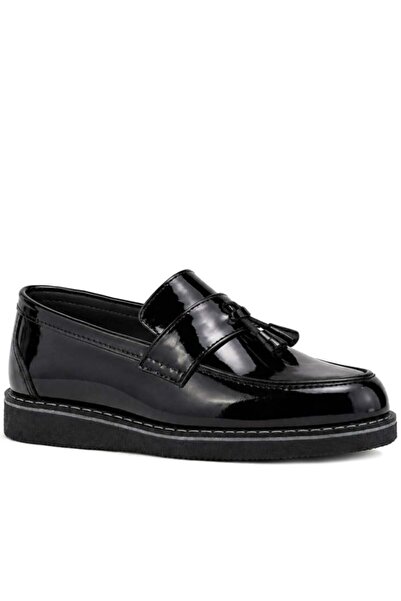 OrtopedikAL Ortropedikal Rakerplus 3050-Sr-Leather Black Patent Leather 100% ...