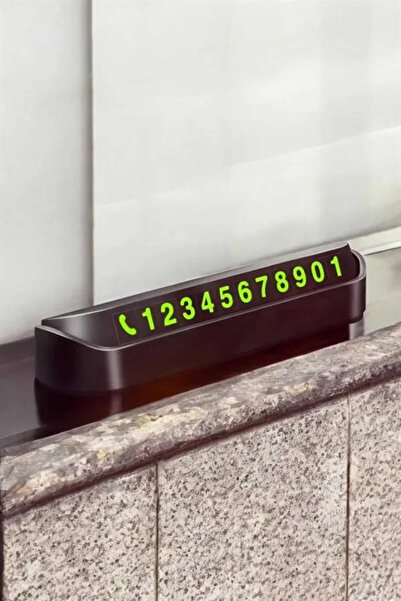 SS HOME CONCEPT Numbered In-Car Vehicle Parking Numberer Phone Number Writing