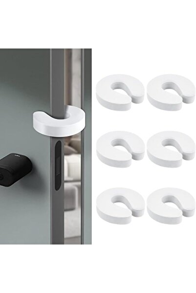 ALMEKAQUZ 6 Pcs Door Finger Pinch Guard, Use Safety Door Guard Made of Soft F...
