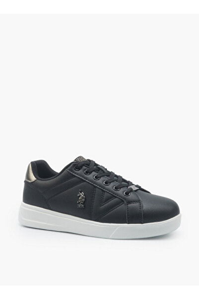 U.S. Polo Assn. Women Logo Lace-Up Ankle Sneakers