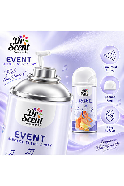 DR SCENT د. سنت بخاخ معطر جو إيفنت | بخاخ معطر جو للتعطير