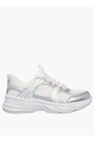 SKECHERS Girls RETRO-GRAPH Panelled Lace-up Sports Shoes
