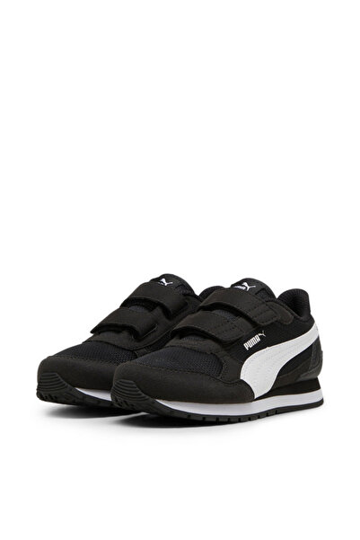 Puma حذاء رياضي للأطفال ST Runner v4 Mesh V PS Hook & Loop Ankle Sneakers