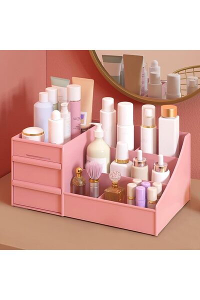 GENERAL ALOXE Cosmetic Organizer Box Drawers Storage Plastic Stationary Box |...