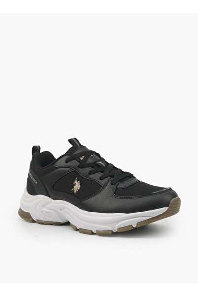 U.S. Polo Assn. Women Logo Print Lace-Up Ankle Sneakers