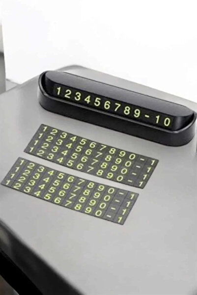 SS HOME CONCEPT Car Parking Number Plate, In-Car Number Plate, Replaceable Fl...