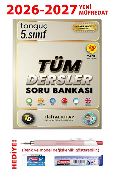 Tonguç Yayınları 5. Sınıf Tüm Dersler Soru Bankası + Hediyeli