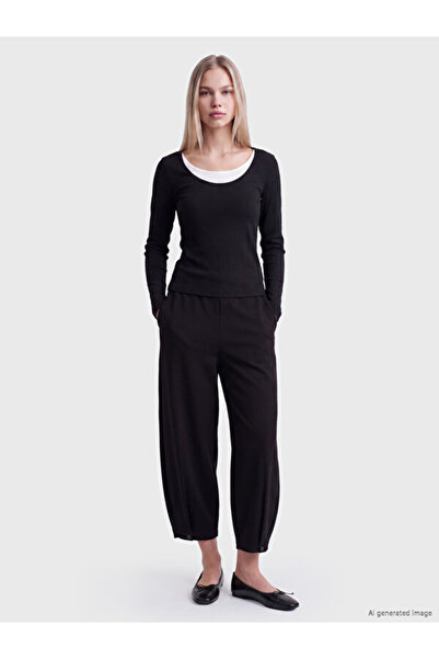 LC Waikiki Soft Touch Women's Sweatpants with Elastic Waist