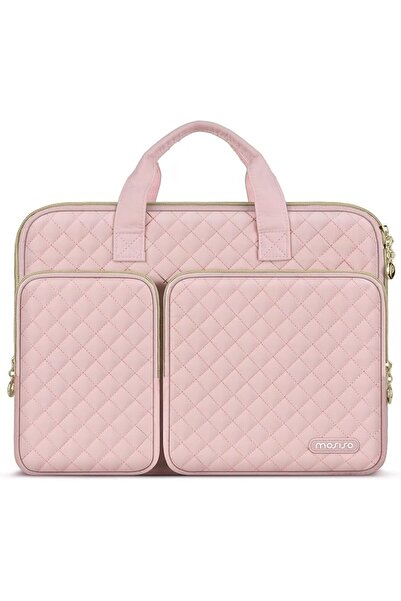 Mosiso Laptop Case 13.3 inch, 360 Protective Laptop Sleeve, Chalk Pink