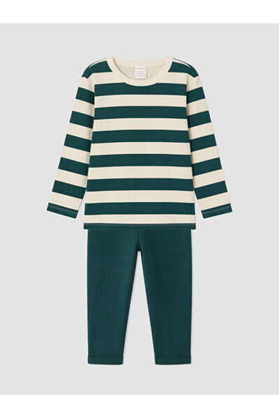 LC Waikiki Striped Baby Boy Set