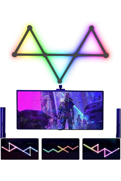 LeQQ شريط إضاءة LED ذكي بتقنية WiFi RGB - 16 مليون لون، مزامنة مع الموسيقى، أ...