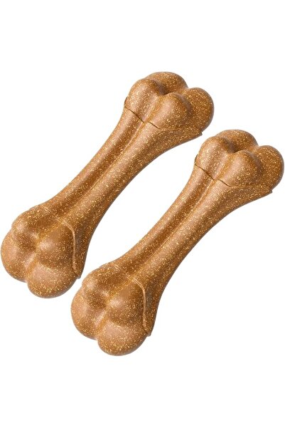 schitec Heavy Chewer Dog Bone Chew Toy Beef Flavor Indestructible Chew Toy fo...