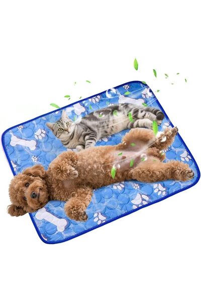 Yelajoy Dog Cooling Mat, Pet Self-Cooling Mat, Summer Cool Pads, Non-Slip Dog...