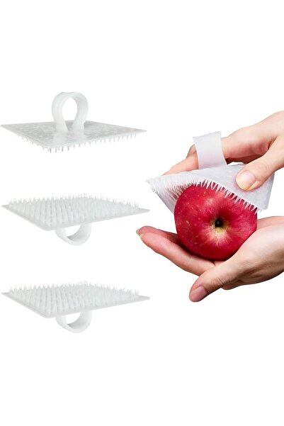 GENERAL Tzowq Multi-Functional Fruit and Vegetable Brush Soft and Hard Bristl...