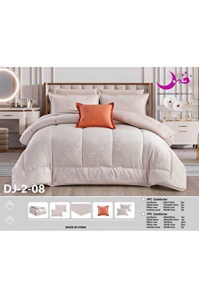 Moon Luxury Jacquard Double Bedspread 7 Pieces Set - 7 Piece Jacquard Comfort...