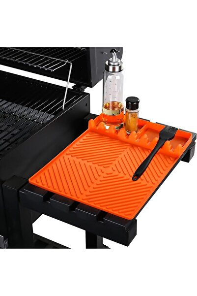 Paporich Griddle Mat Barbeque Grill Accessories Tools for Blackstone, Side Sh...